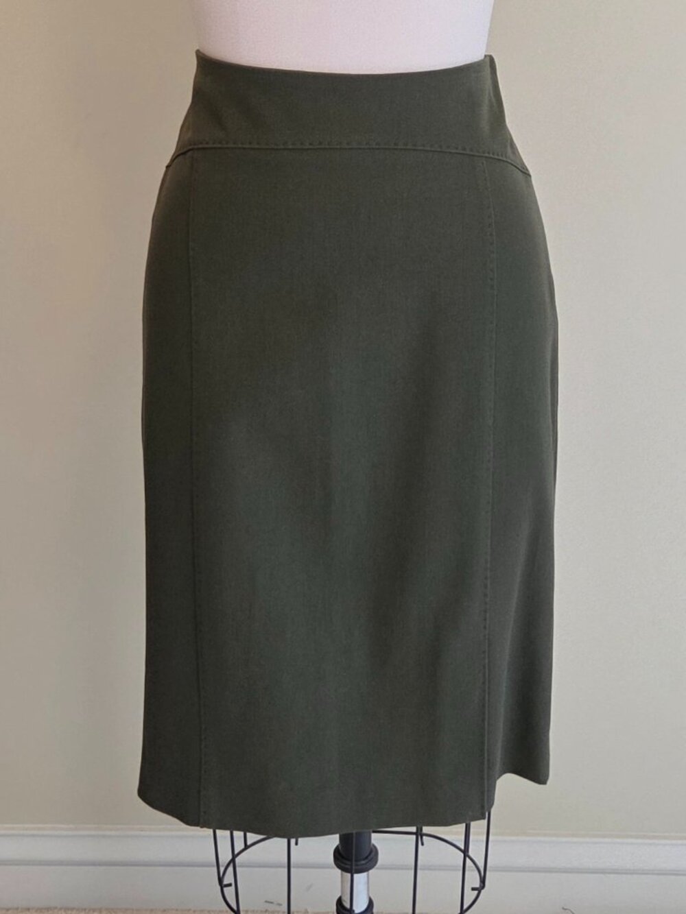 Banana Republic Olive Pencil Skirt